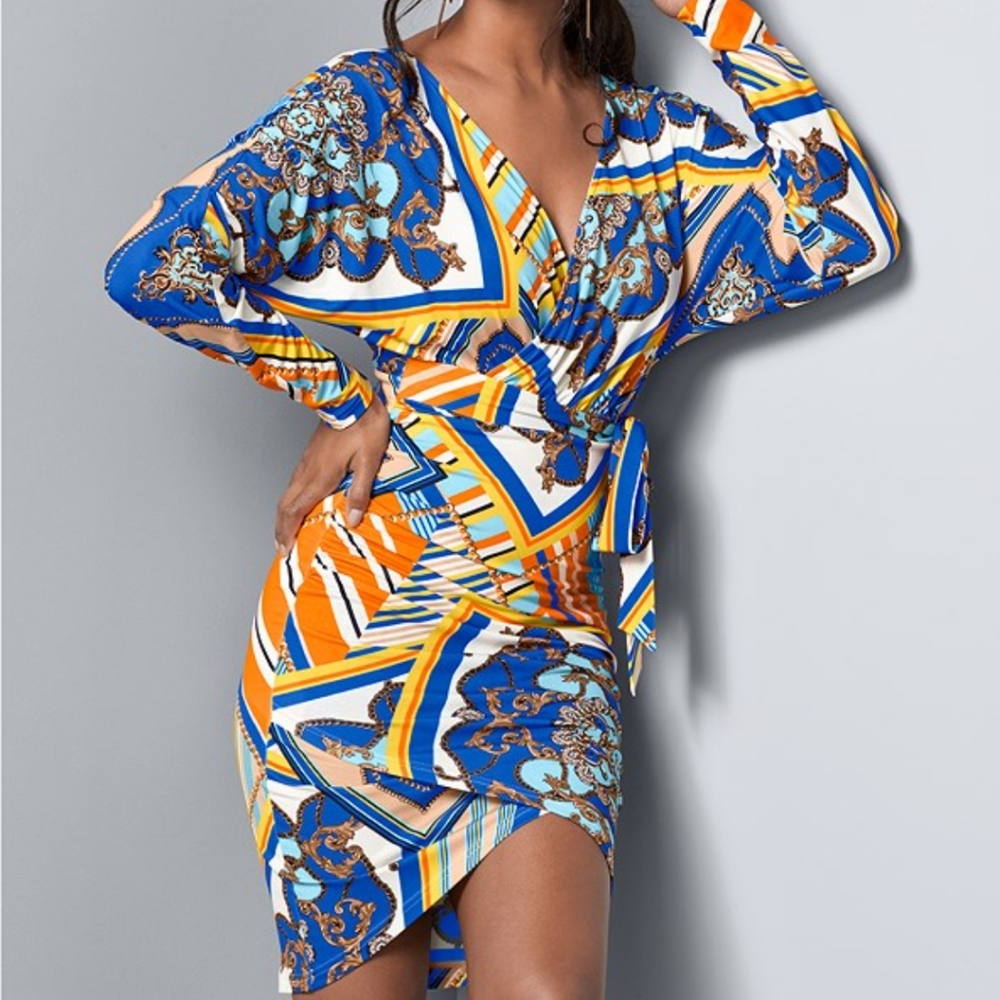 Fun patterned dress